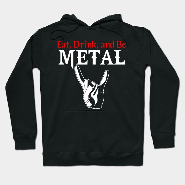 Heavy Metal with Saying Hoodie by Hallowed Be They Merch